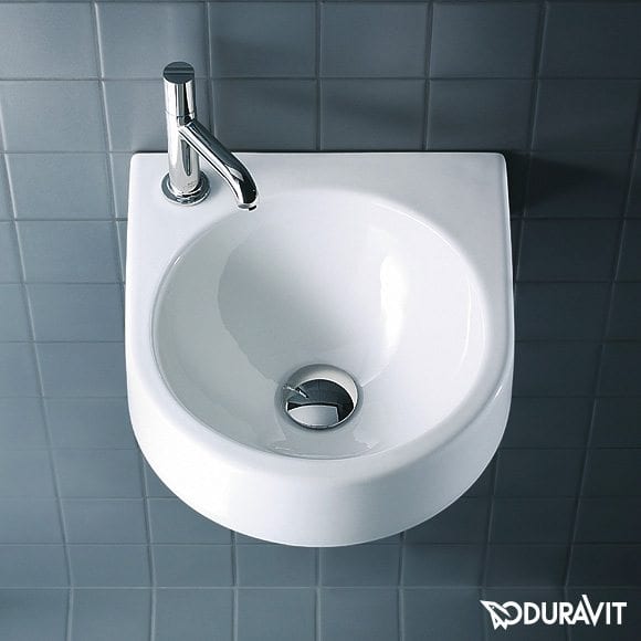 Architec lavabo prečnika 360 mm, bez preliva, beli, Duravit 1