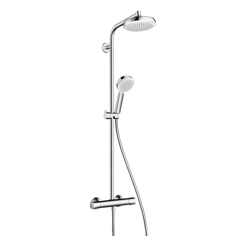 Crometta 160 1jet bela/hrom showerpipe Hansgrohe 1