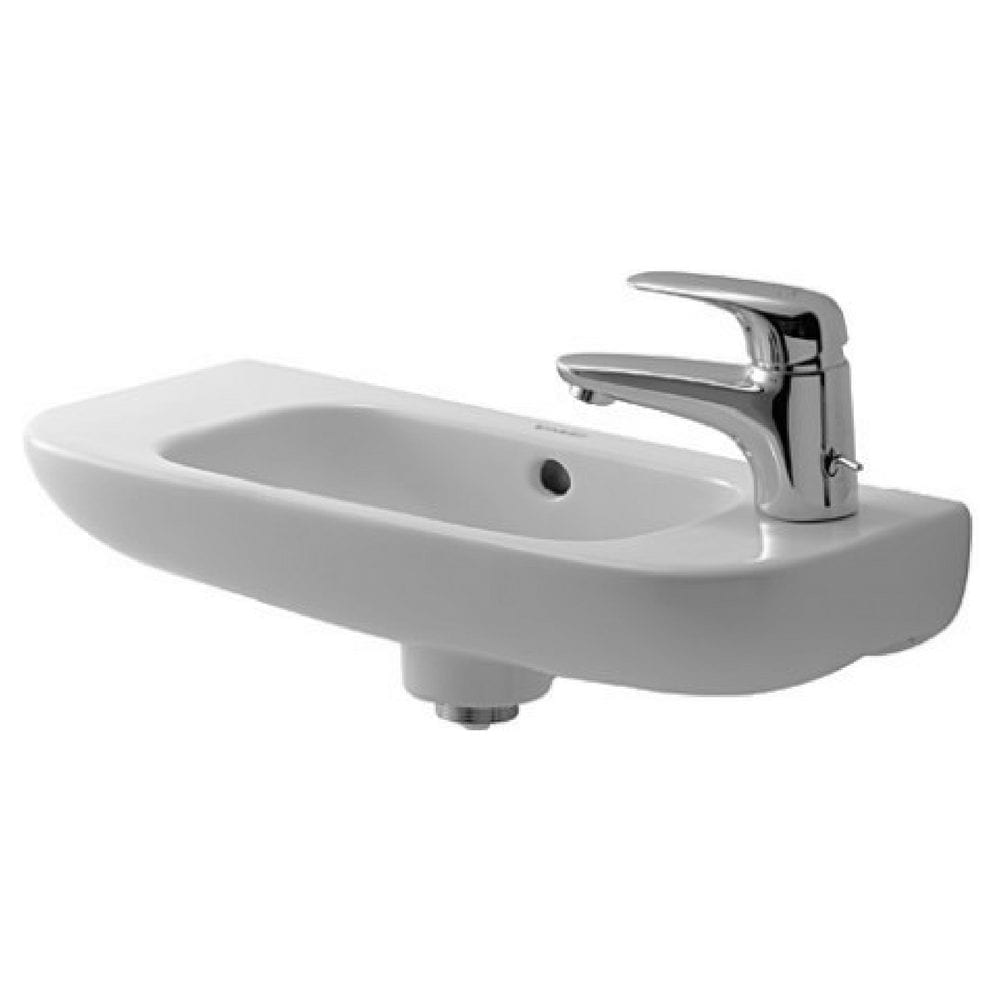 D-Code Lavabo, rupa za slavinu sa desne strane, 500×220 Duravit 1