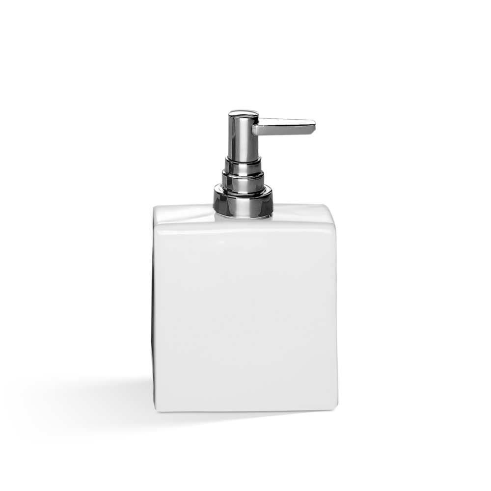 Dozator za tečni sapun 320 ml, bela hrom, DW 6290, Decor Walther