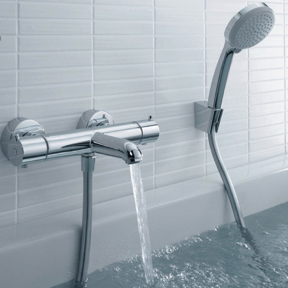 Смеситель термостат с изливом. Смеситель Hansgrohe Ecostat 1001cl 13201000. Hansgrohe Ecostat 1001 CL. Hansgrohe Ecostat Comfort 13114000. Термостат Hansgrohe Ecostat 1001 CL ВМ для ванны 13201000.