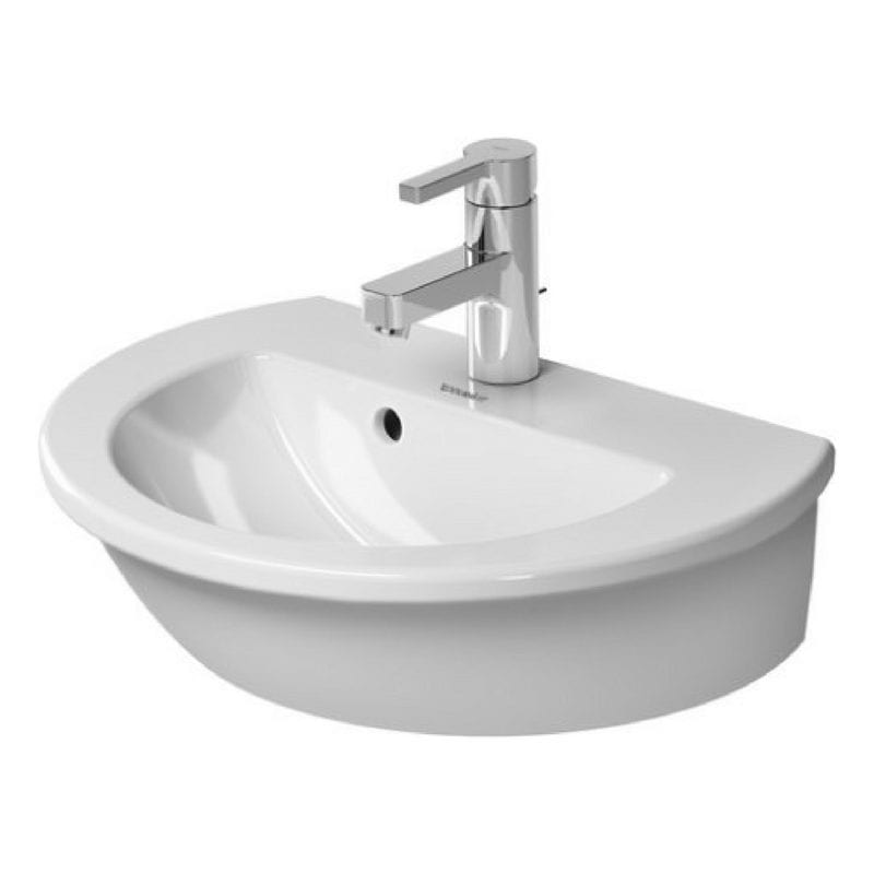 Lavabo 47 cm Darling New beli sa prelivom i otvorom za slavinu 1