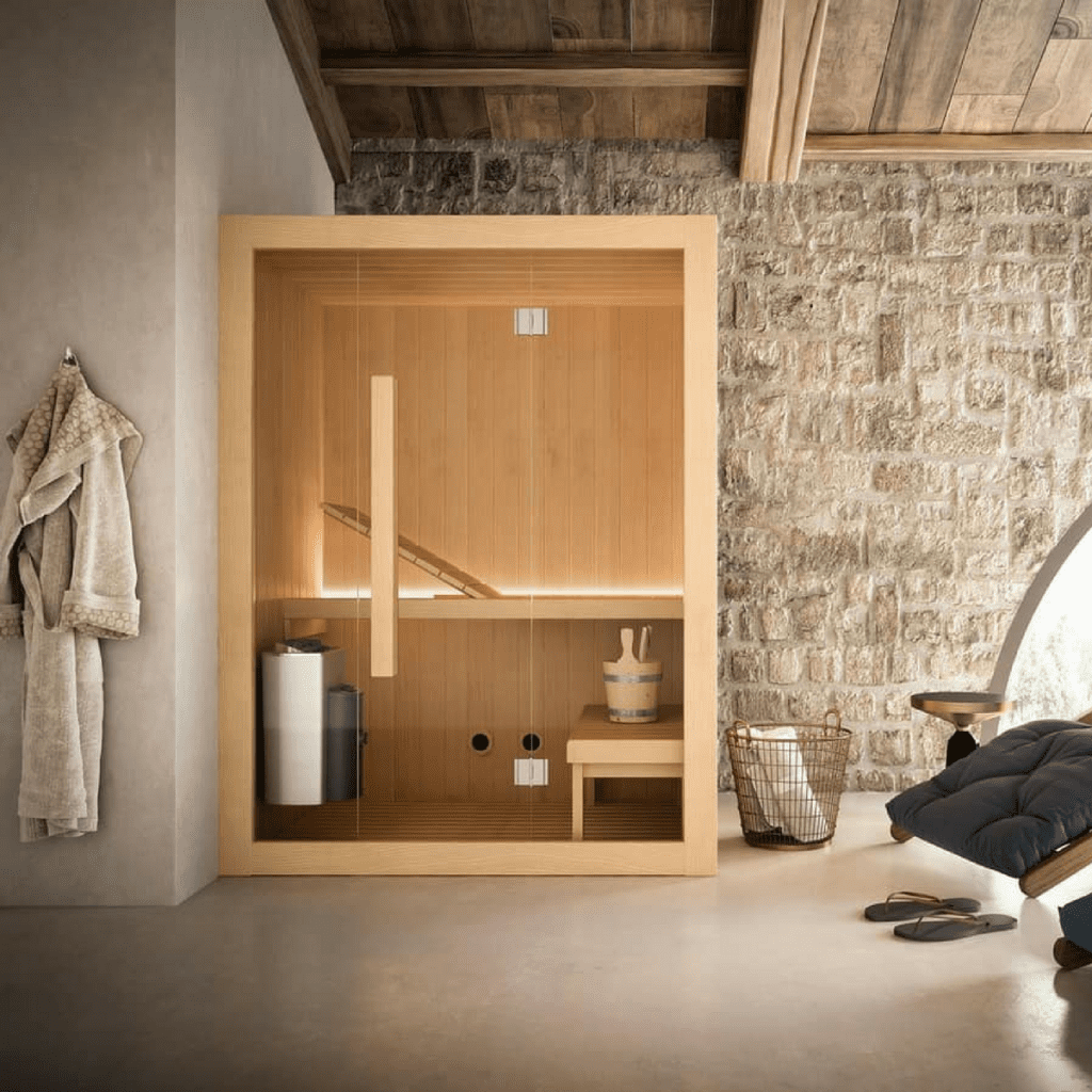 Sauna Hoshi 150×135 cm za 2 do 3 osobe Glass 1