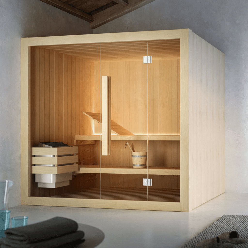 Sauna Hoshi 180×135 cm za 3 do 4 osobe Glass 1