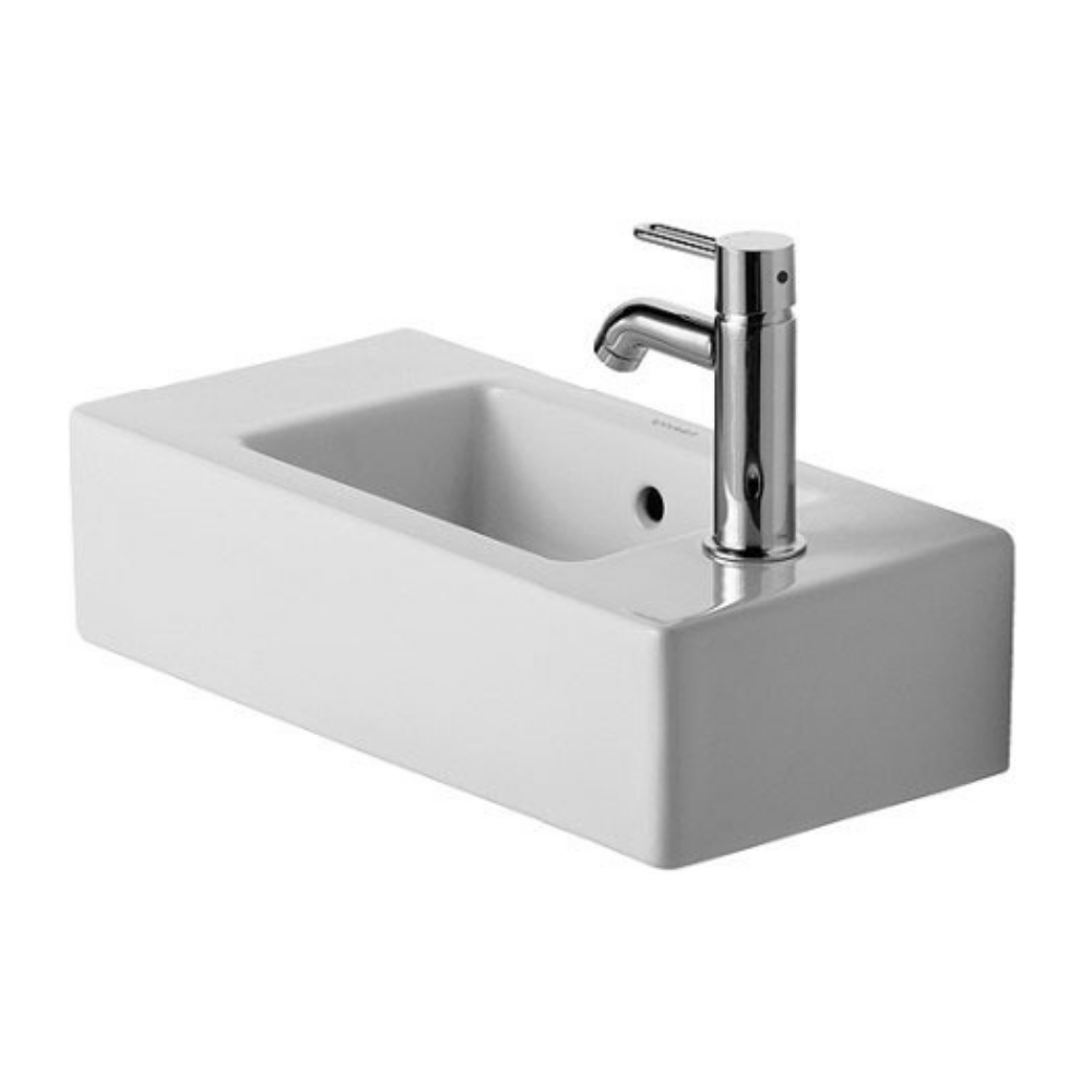 Vero lavabo 500×250, desni sa wonder gliss glazurom, Duravit