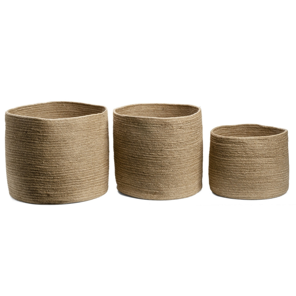 Set od tri korpe od ratana Jute, Decor Walther