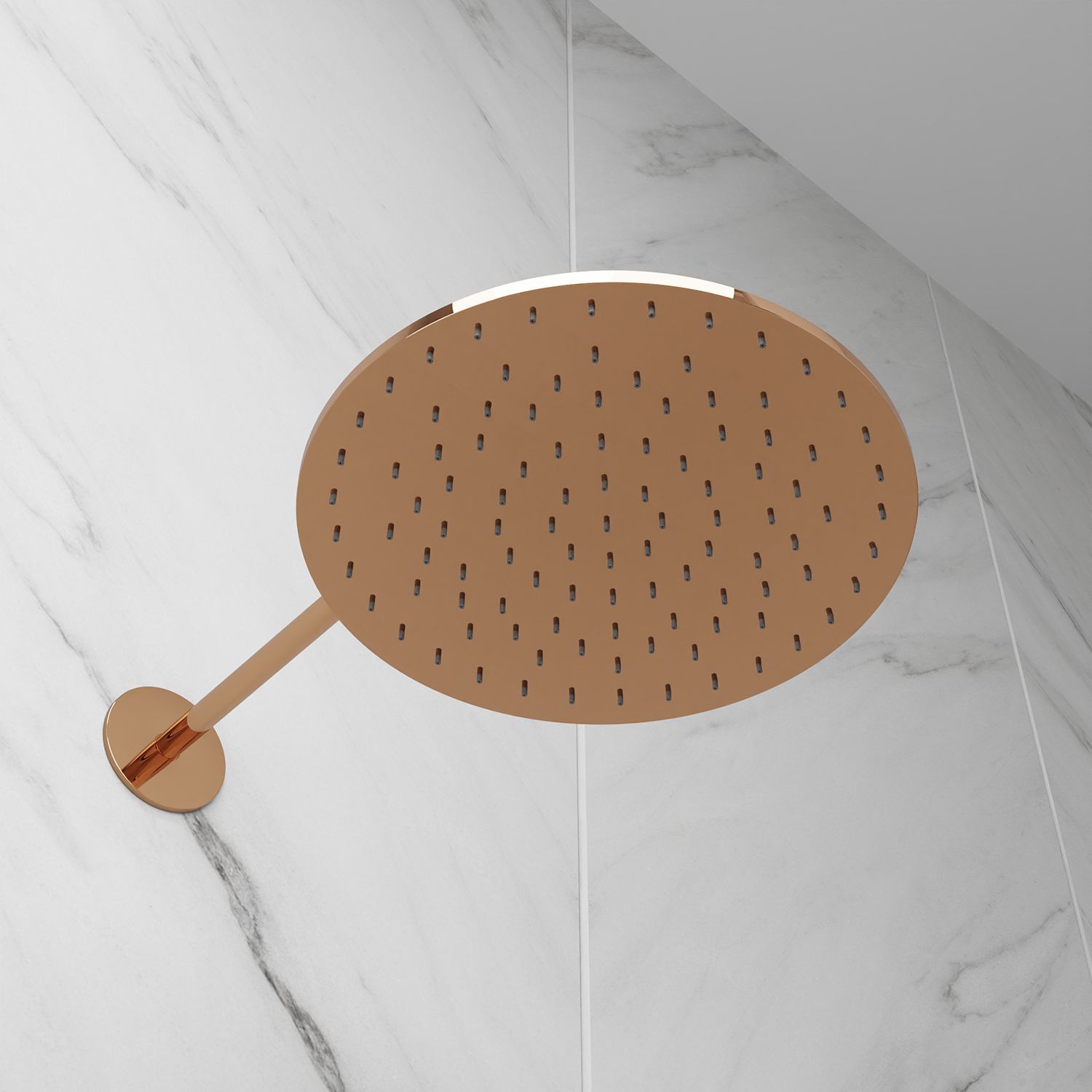 100 1688 RG NEW Rain shower with easy-clean system, X 300x8mm, rose gold